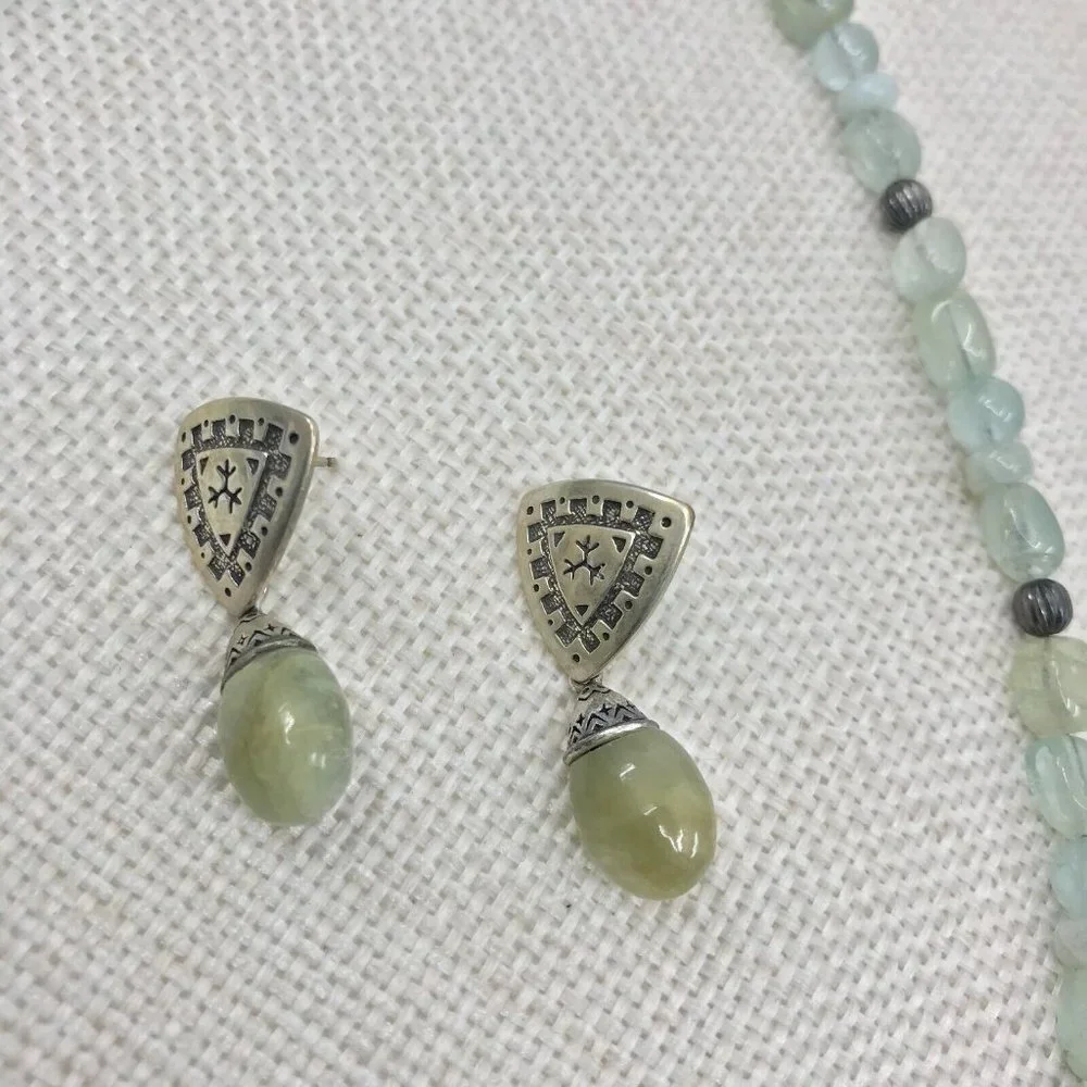 Sincerely Southwest Sterling Set: Earrings & Necklace, Like-New - Picture 6 of 10